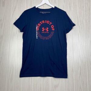Under Armour Women's UA D.C Short Sleeve Top Blue Size Large